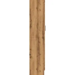 Boekenkasten|Boekenkasten-vidaXL - Boekenkast met schappen en 2 deuren - Artisan eiken - 82.5x30.5x150 cm