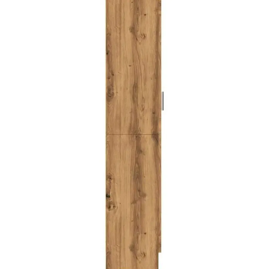 Boekenkasten|Boekenkasten-vidaXL - Boekenkast met schappen en 2 deuren - Artisan eiken - 82.5x30.5x150 cm