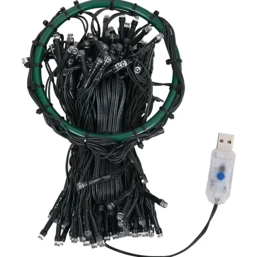 vidaXL - Boomverlichting - Wit - PVC - 150 cm