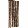 Raam En Deurhorren|Vliegengordijnen En Deurgordijnen-vidaXL - Bruin - Polypropyleen - 90 x 220 cm