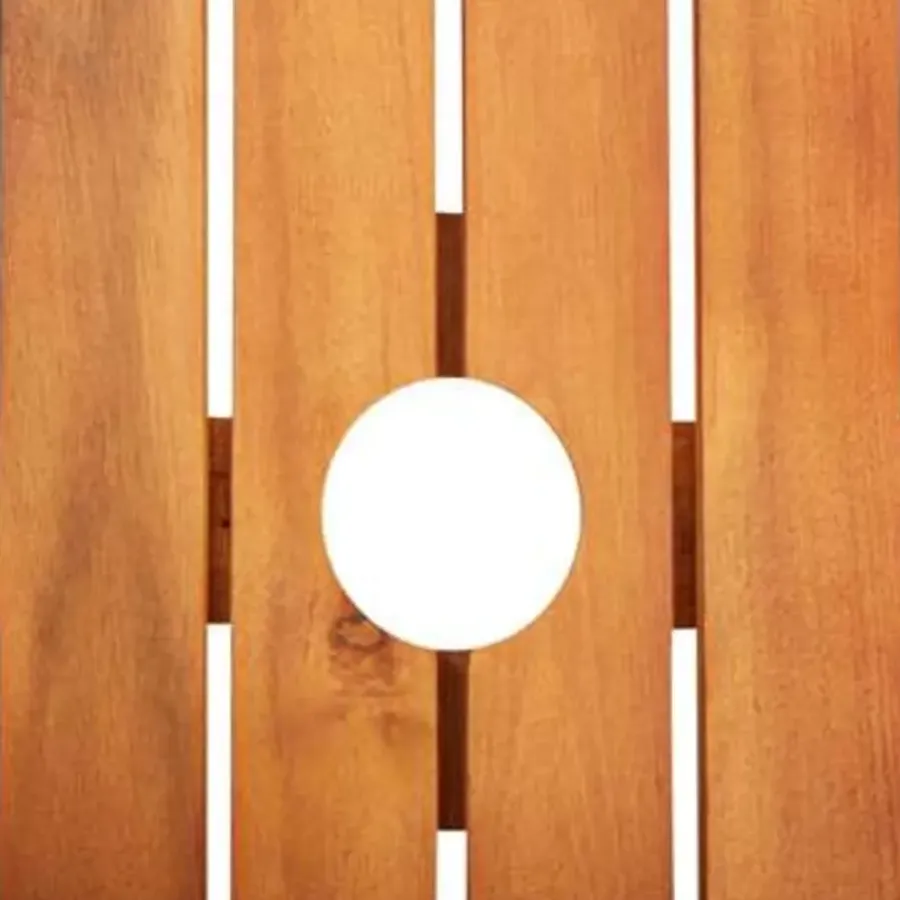 Tuintafels-vidaXL - Buiten Eettafel - Bruin - Hout - 150 x 90 x 74 cm