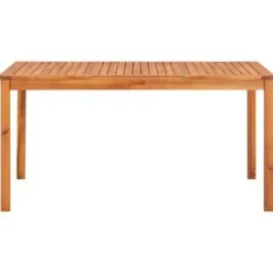 Tuintafels-vidaXL - Buiten Eettafel - Bruin - Hout - 150 x 90 x 74 cm