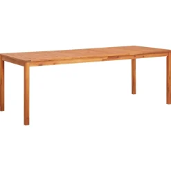Tuintafels-vidaXL - Buiten Eettafel - Bruin - Hout - 215 x 90 x 74 cm
