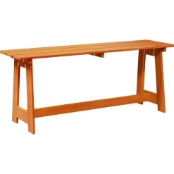 vidaXL - Buitenenbank - Naturel - Massief acaciahout - 119x35x47 cm