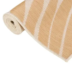 Buiten Vloerkleden|Buiten Vloerkleden-vidaXL - Buitenkleed - Geel - Kunststof - 200 x 280 cm