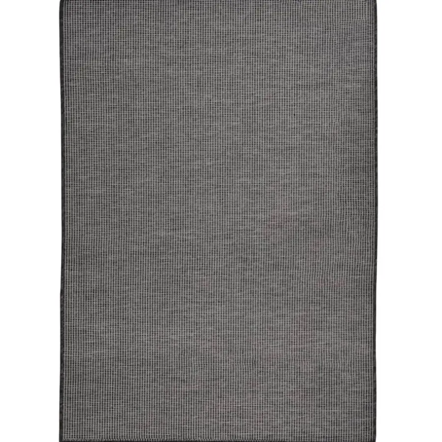 Buiten Vloerkleden|Buiten Vloerkleden-vidaXL - Buitenkleed - Grijs - Kunststof - 140 x 200 cm