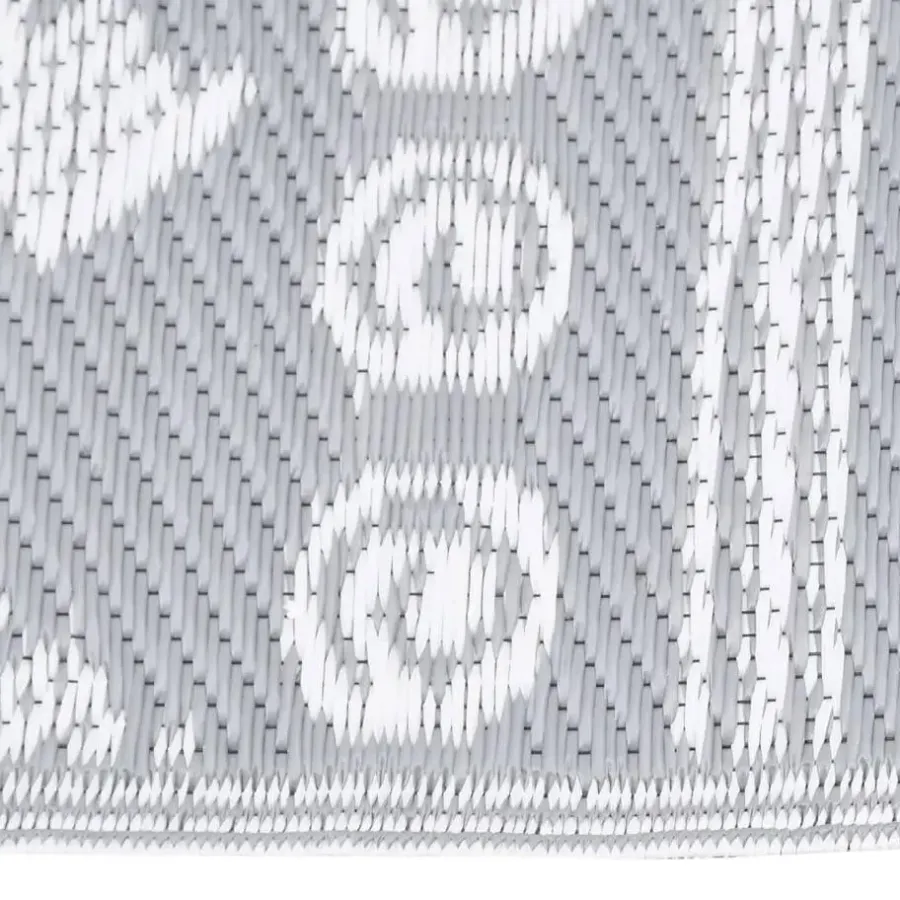 Buiten Vloerkleden|Buiten Vloerkleden-vidaXL - Buitenkleed - Grijs - Polypropyleen - 120 x 180 cm