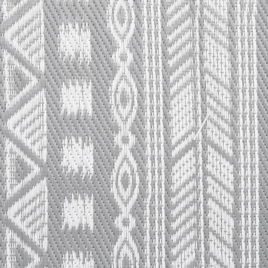 Buiten Vloerkleden|Buiten Vloerkleden-vidaXL - Buitenkleed - Grijs - Polypropyleen - 120 x 180 cm