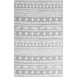 Buiten Vloerkleden|Buiten Vloerkleden-vidaXL - Buitenkleed - Grijs - Polypropyleen - 160 x 230 cm