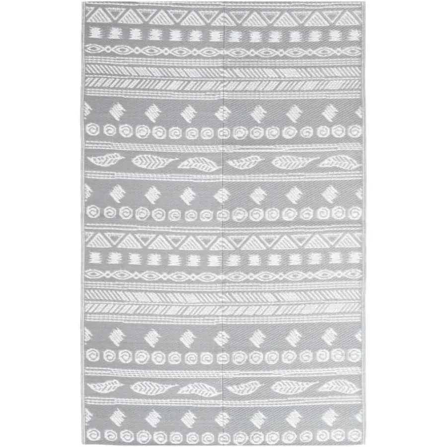Buiten Vloerkleden|Buiten Vloerkleden-vidaXL - Buitenkleed - Grijs - Polypropyleen - 160 x 230 cm