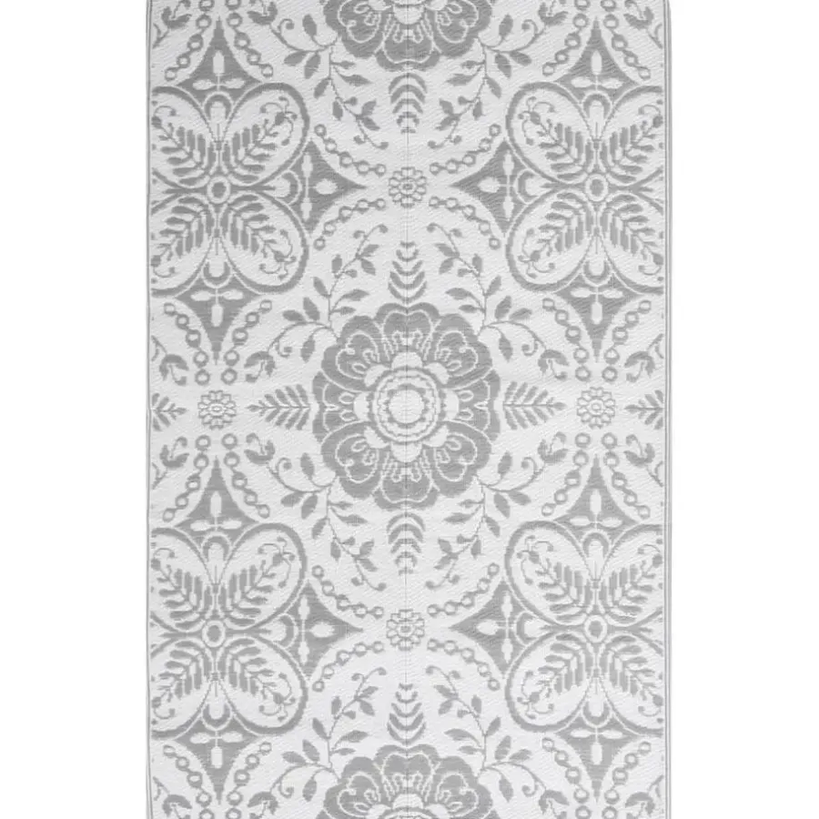 Buiten Vloerkleden|Buiten Vloerkleden-vidaXL - Buitenkleed - Grijs - Polypropyleen - 140 x 200 cm