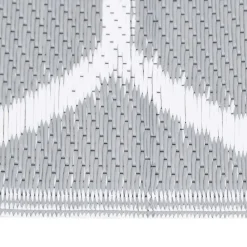 Buiten Vloerkleden|Buiten Vloerkleden-vidaXL - Buitenkleed - Grijs - Polypropyleen - 140 x 200 cm