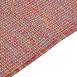 Buiten Vloerkleden|Buiten Vloerkleden-vidaXL - Buitenkleed - Rood - Kunststof - 120 x 170 cm