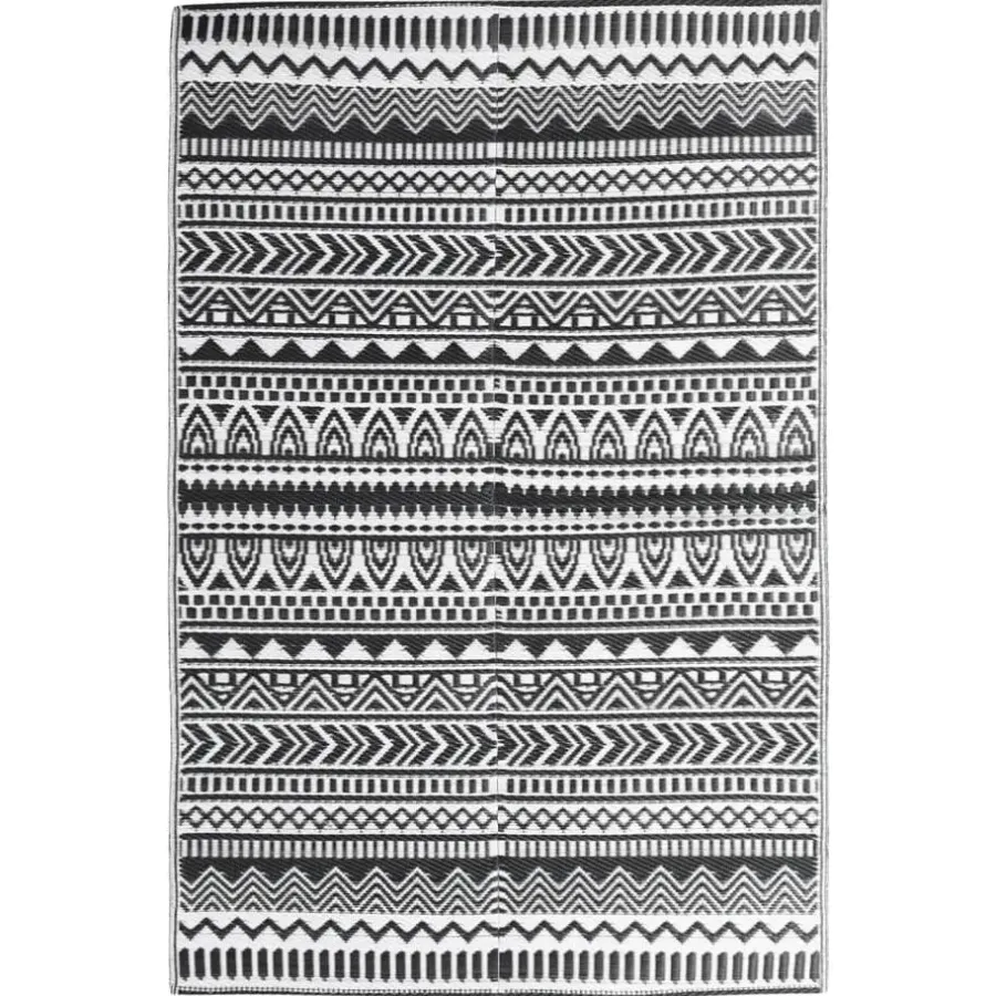 vidaXL - Buitenkleed - Zwart - Polypropyleen - 160 x 230 cm
