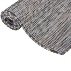 Buiten Vloerkleden|Buiten Vloerkleden-vidaXL - Buitenkleed - Zwart - Kunststof - 120 x 170 cm