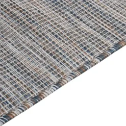 Buiten Vloerkleden|Buiten Vloerkleden-vidaXL - Buitenkleed - Zwart - Kunststof - 120 x 170 cm