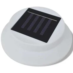 Wandlampen-vidaXL - Buitenlamp - Wit - Kunststof - 6 stuks