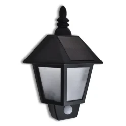 Wandlampen-vidaXL - Buitenverlichting - Zwart - Kunststof