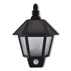 Wandlampen-vidaXL - Buitenverlichting - Zwart - Kunststof