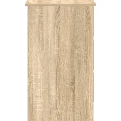 vidaXL - Bureau - Bruin - Bewerkt hout