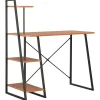 Bureaus-vidaXL - Bureau - Bruin - Bewerkt hout