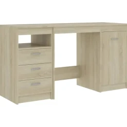 Bureaus-vidaXL - Bureau - Bruin - Bewerkt hout