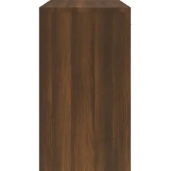 vidaXL - Bureau - Bruin - Bewerkt hout