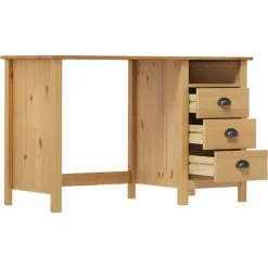 vidaXL - Bureau - Bruin - Grenenhout - 120 x 50 x 74 cm