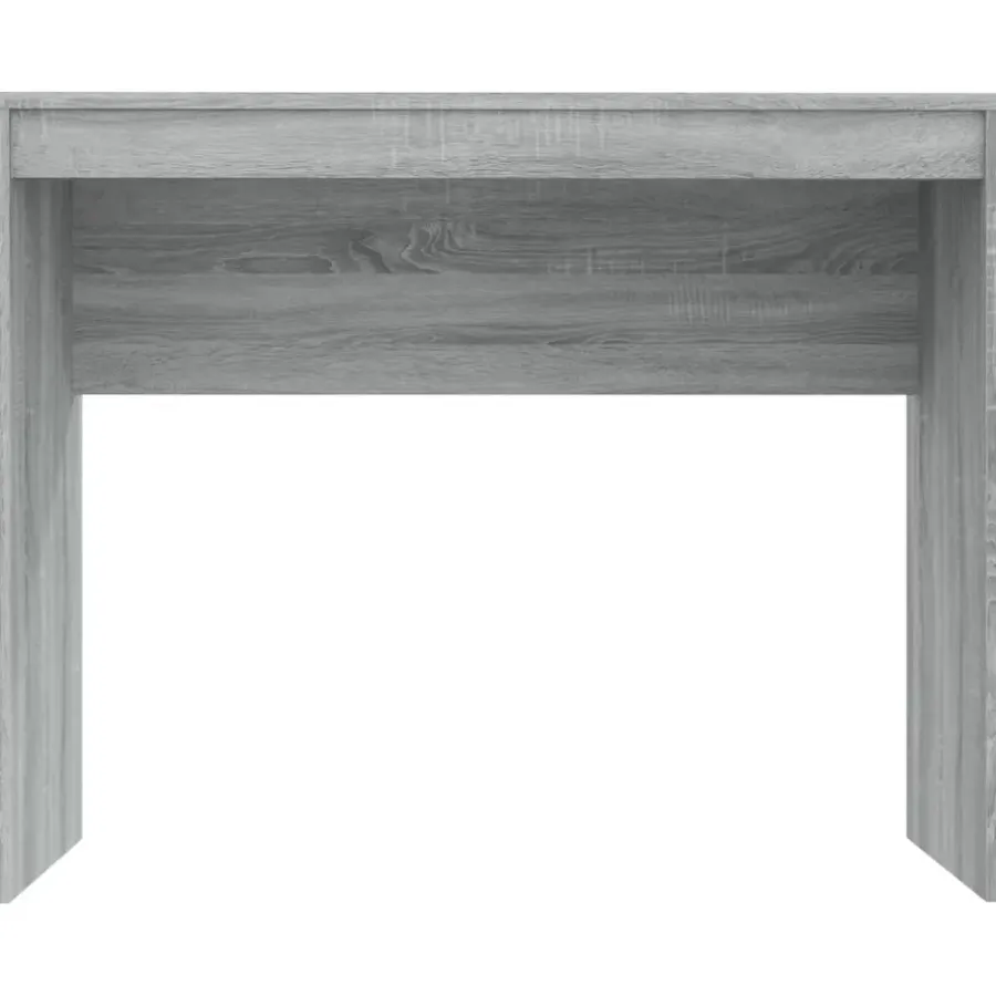 Bureaus-vidaXL - Bureau - Grijs - Bewerkt hout