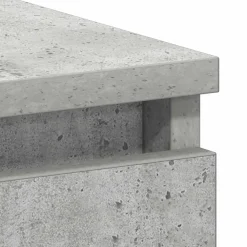 vidaXL - Bureau - Grijs - Bewerkt hout