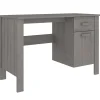 vidaXL - Bureau - Grijs - Grenenhout