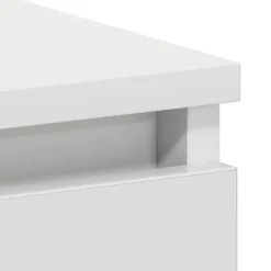 Bureaus-vidaXL - Bureau - Wit - Bewerkt hout