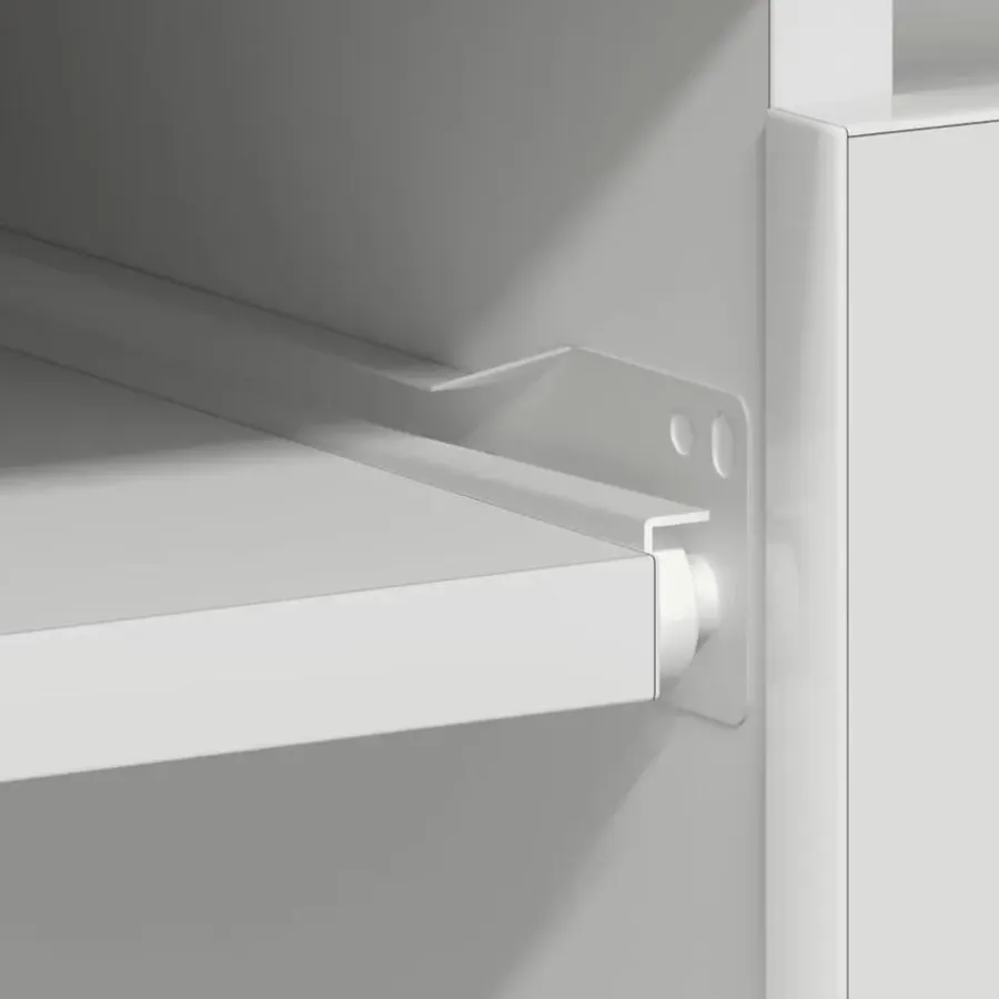 Bureaus-vidaXL - Bureau - Wit - Bewerkt hout