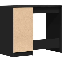 Bureaus-vidaXL - Bureau - Zwart - Bewerkt hout