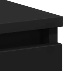 Bureaus-vidaXL - Bureau - Zwart - Bewerkt hout