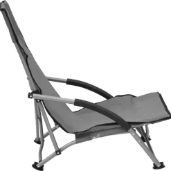 Kamperen En Outdoor-vidaXL - Campingstoel - Grijs - Stof - 2 stuks