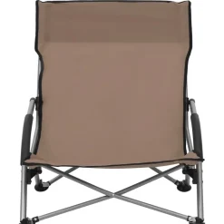 Kamperen En Outdoor-vidaXL - Campingstoel - Taupe - Stof - 2 stuks