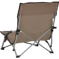 Kamperen En Outdoor-vidaXL - Campingstoel - Taupe - Stof - 2 stuks