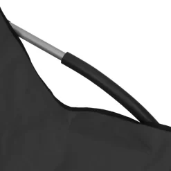 Kamperen En Outdoor-vidaXL - Campingstoel - Zwart - Stof - 2 stuks
