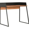 Bureaus-vidaXL - Computertafel - Zwart - Bewerkt hout