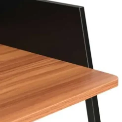 Bureaus-vidaXL - Computertafel - Zwart - Bewerkt hout