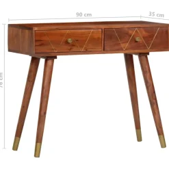 vidaXL - Console Tafel - Bruin - Acaciahout