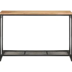 Sidetables-vidaXL - Consoletafel - Bruin - Acaciahout