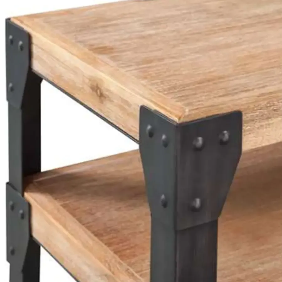 Sidetables-vidaXL - Consoletafel - Bruin - Hout