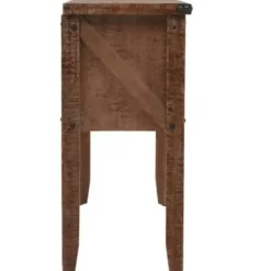 vidaXL - Consoletafel - Bruin - Hout