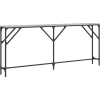 Sidetables-vidaXL - Consoletafel - Grijs sonoma eiken - Bewerkt hout - 180x23x75 cm