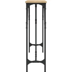 Sidetables-vidaXL - Consoletafel - Sonoma eiken - Bewerkt hout - 140x23x75 cm