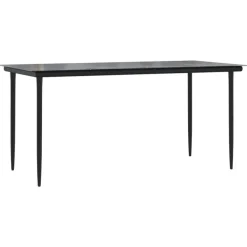 Tuinsets-vidaXL - 4-delige Tuinset bank en verstelbare stoelen - Grijs - 160x80 cm