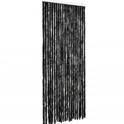 Raam En Deurhorren|Vliegengordijnen En Deurgordijnen-vidaXL - Deurgordijn - Antraciet - Polypropyleen - 90 x 200 cm