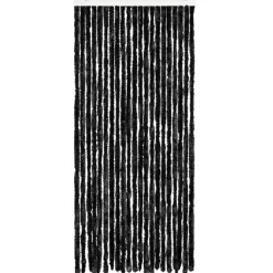 Raam En Deurhorren|Vliegengordijnen En Deurgordijnen-vidaXL - Deurgordijn - Antraciet - Polypropyleen - 90 x 200 cm